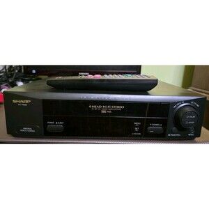 Sharp VC-H982U VHS VCR Tested Working W Remote